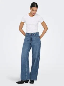 ONLSILKY Taille haute Wide Leg Fit Jeans