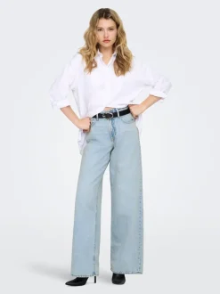 ONLSILKY Taille haute Wide Leg Fit Jeans