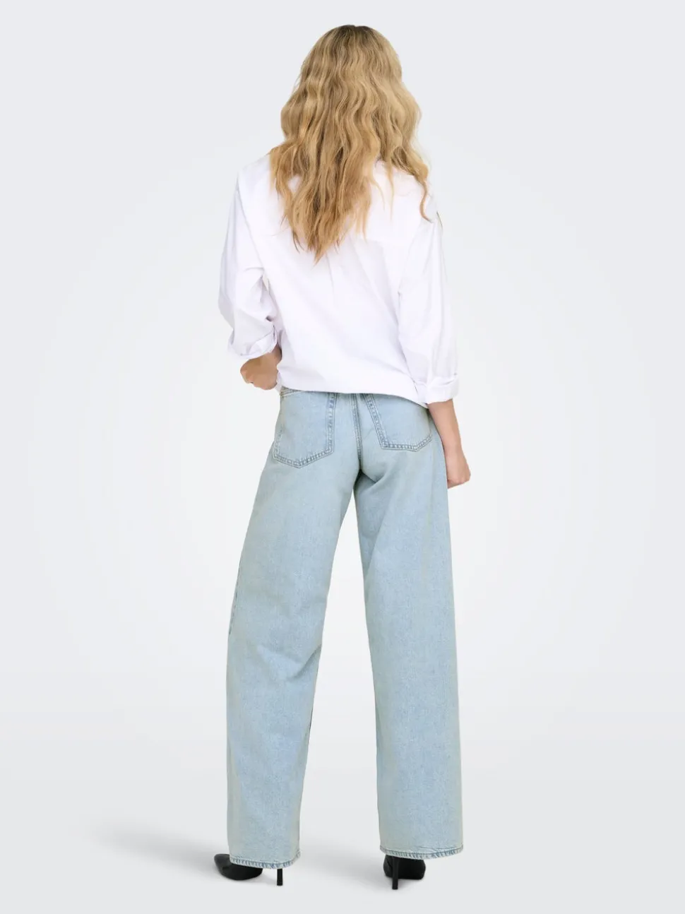 ONLSILKY Taille haute Wide Leg Fit Jeans