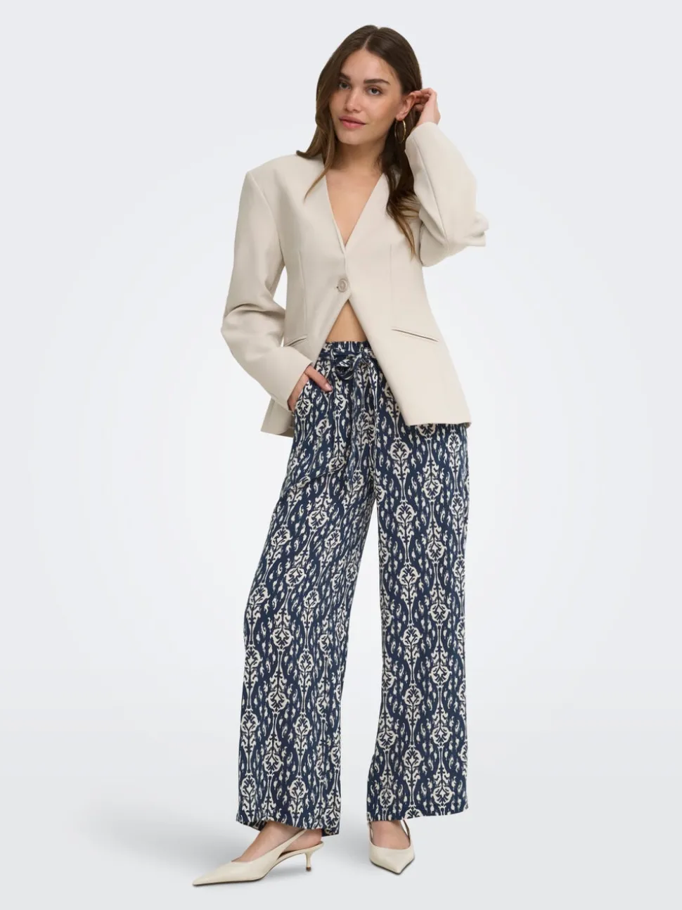 ONLSILVA Regular Fit Pantalon en maille