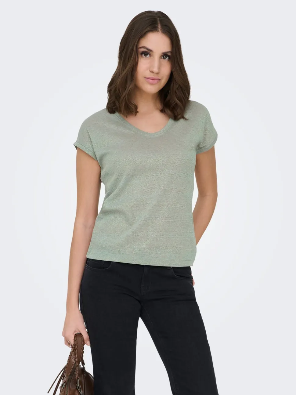 ONLSILVERY Top