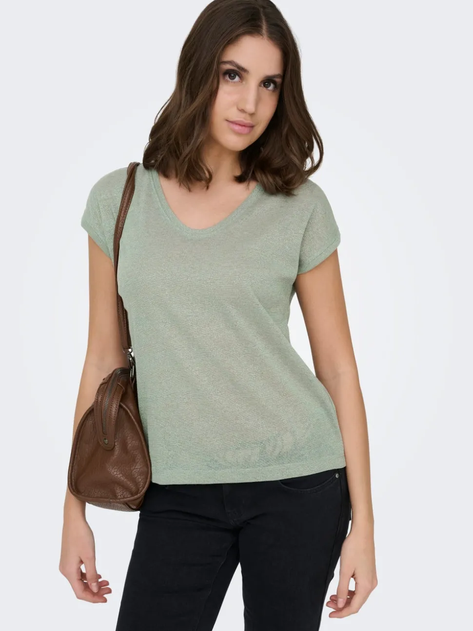 ONLSILVERY Top