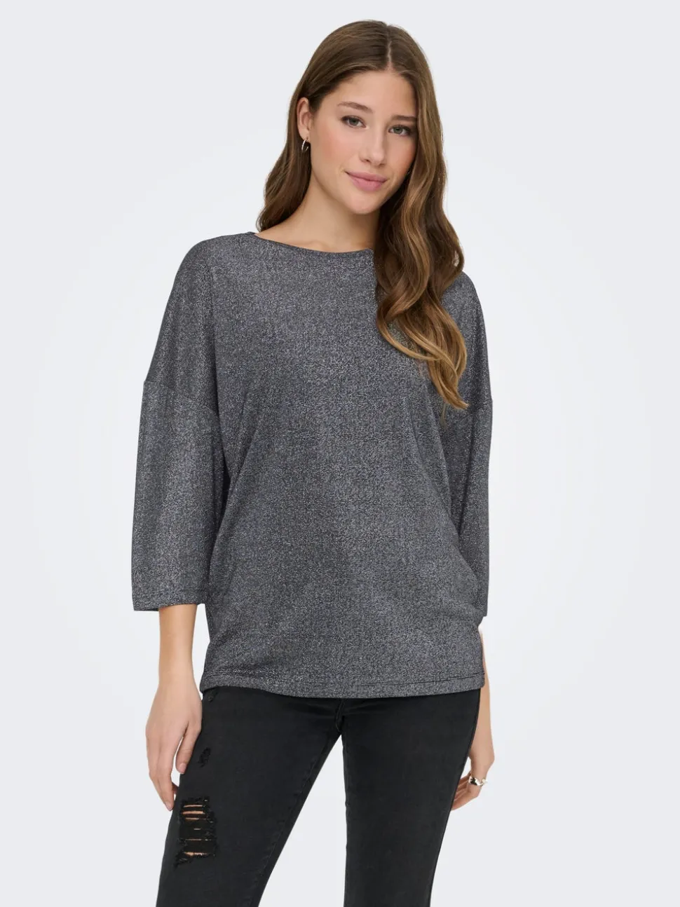 ONLSILVERY Top