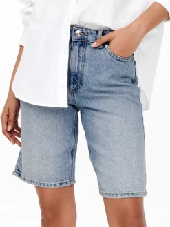 ONLSONNY Taille haute Regular Fit Short en denim