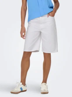ONLSONNY Taille haute Regular Fit Short en denim