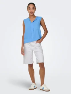 ONLSONNY Taille haute Regular Fit Short en denim