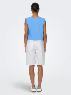 ONLSONNY Taille haute Regular Fit Short en denim