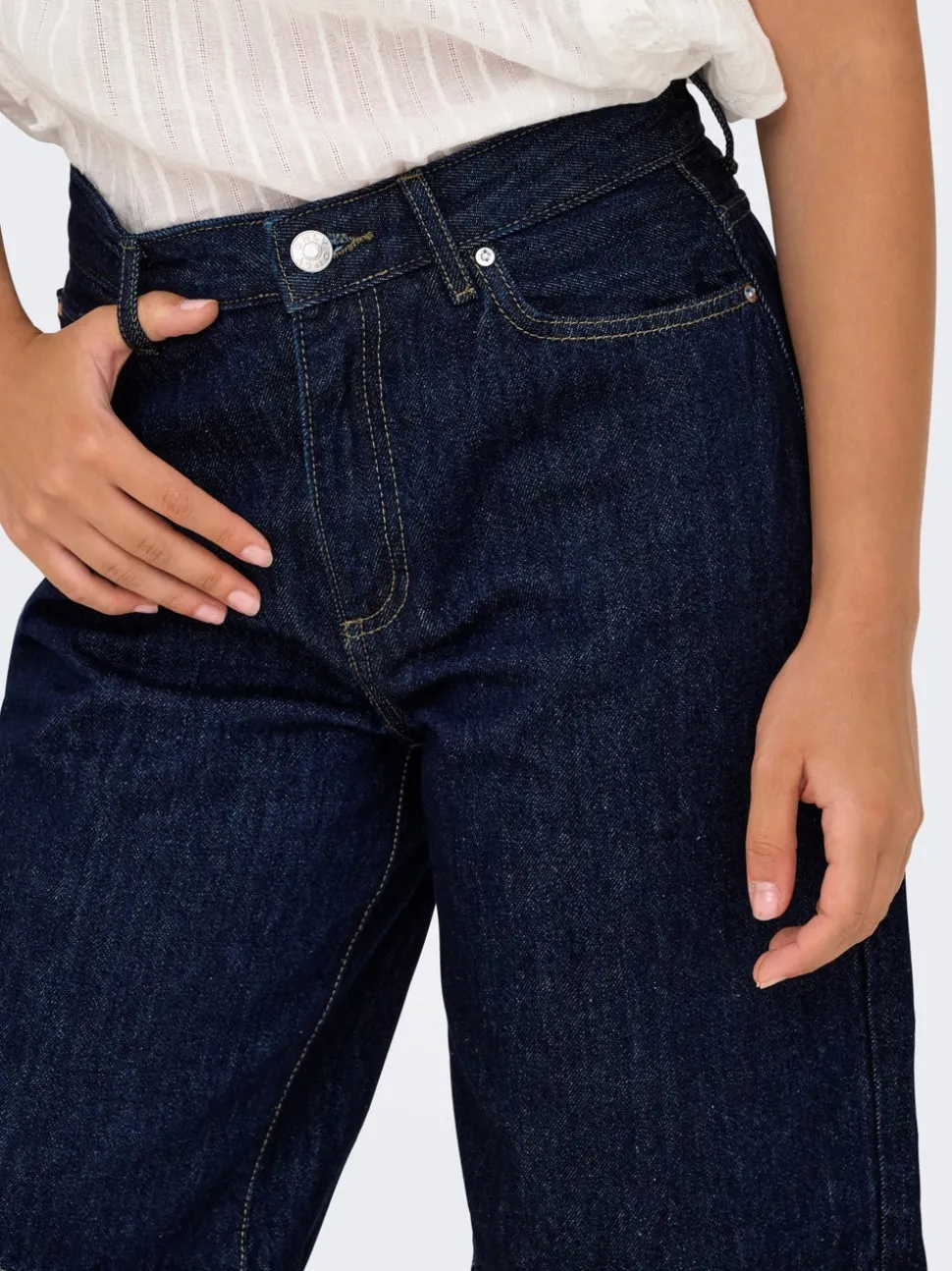 ONLSONNY Taille haute Regular Fit Short en denim