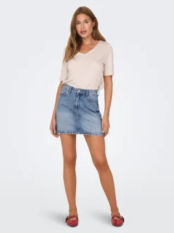 ONLSTELLA Jean Jupe en denim Jupe courte