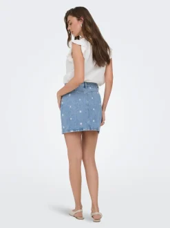 ONLSTELLA Jean Jupe en denim Jupe courte
