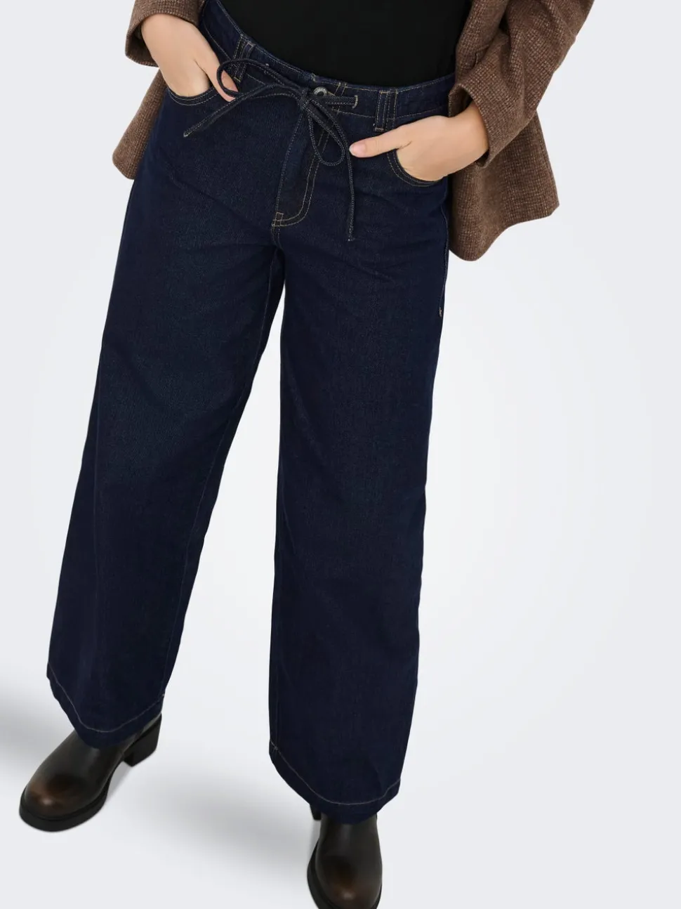 ONLTANNER Taille haute Wide Leg Fit Jeans