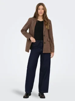 ONLTANNER Taille haute Wide Leg Fit Jeans