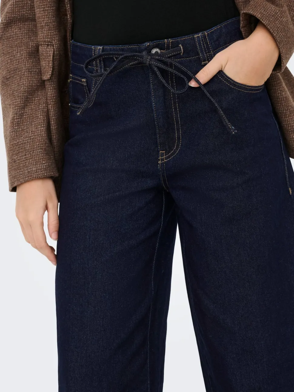 ONLTANNER Taille haute Wide Leg Fit Jeans