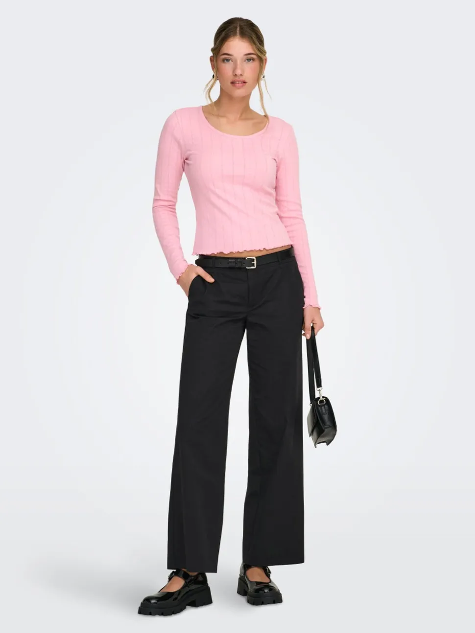 ONLTANNY Wide Leg Fit Pantalon chino
