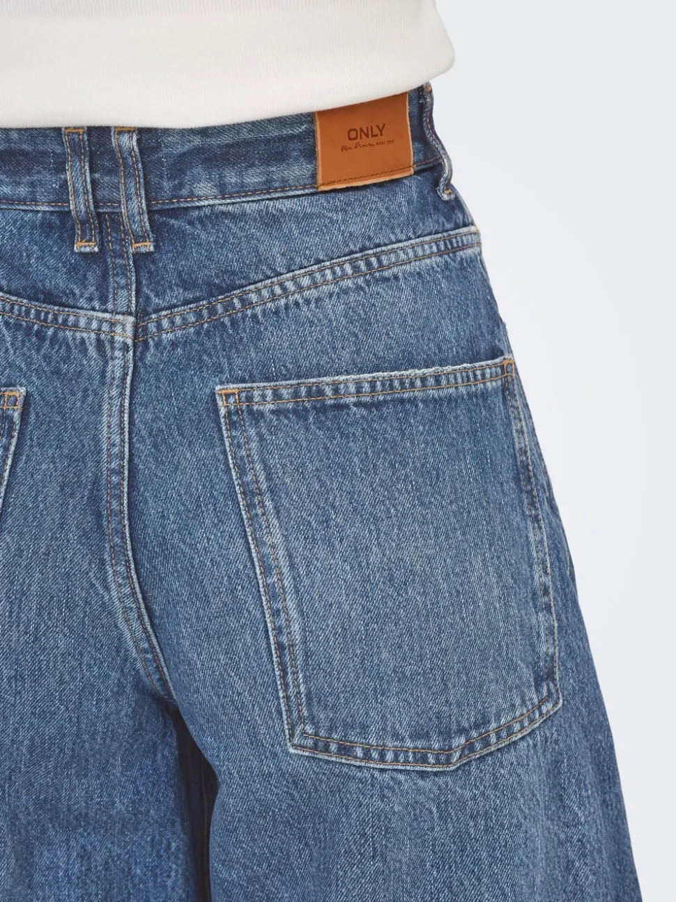 ONLTAYLOR Taille haute Coupe barrel Jeans