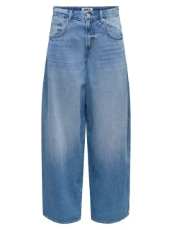ONLTAYLOR Taille haute Coupe barrel Jeans