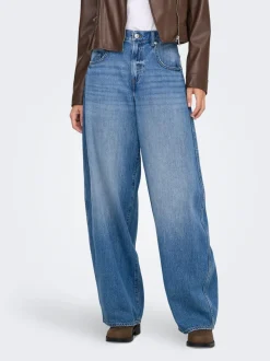ONLTAYLOR Taille haute Coupe barrel Jeans