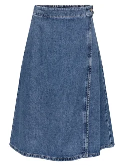 ONLTHEA Jean Jupe en denim Jupe midi