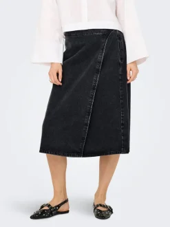 ONLTHEA Jean Jupe en denim Jupe midi