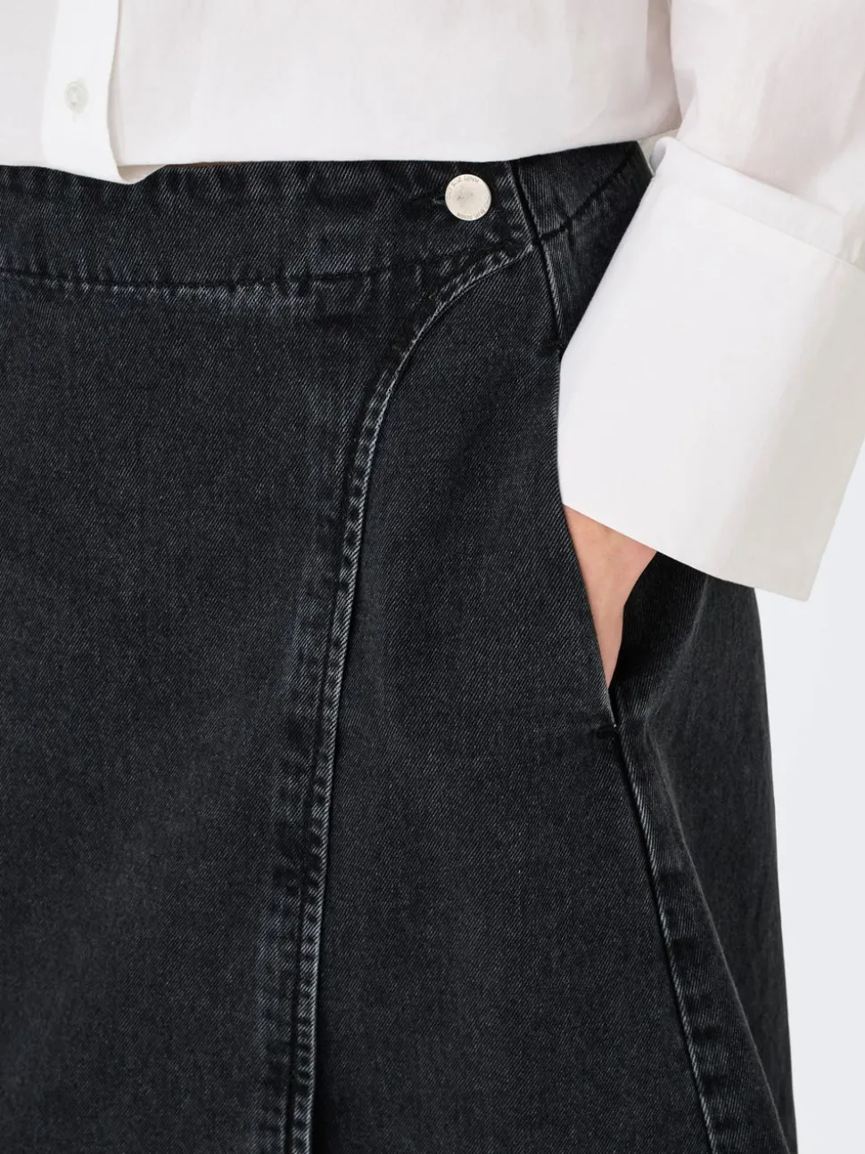 ONLTHEA Jean Jupe en denim Jupe midi