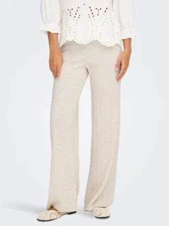 ONLTHEA Baggy Fit Pantalon en maille