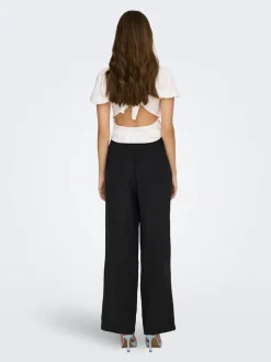 ONLTHYRA Comfort Fit Pantalon à jambe large