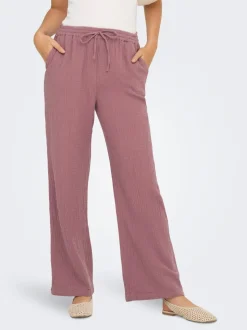 ONLTHYRA Comfort Fit Pantalon à jambe large