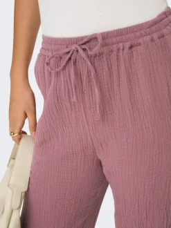 ONLTHYRA Comfort Fit Pantalon à jambe large