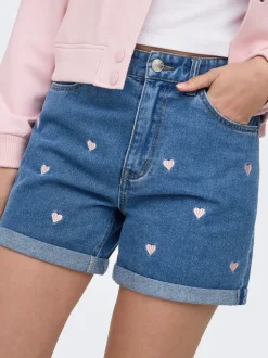 ONLVEGA Taille haute Mom Fit Short
