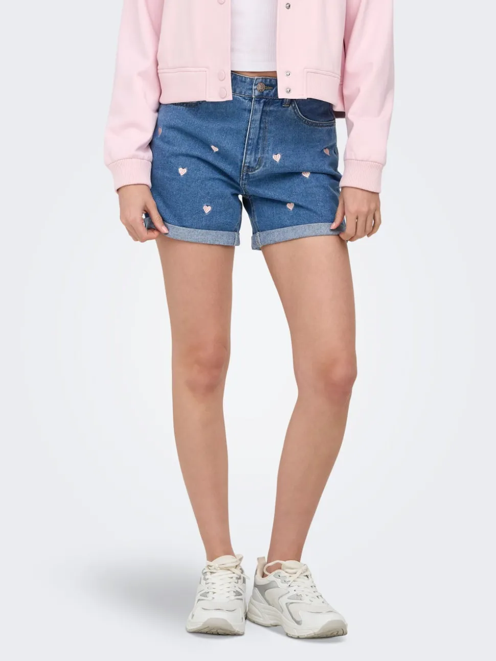 ONLVEGA Taille haute Mom Fit Short