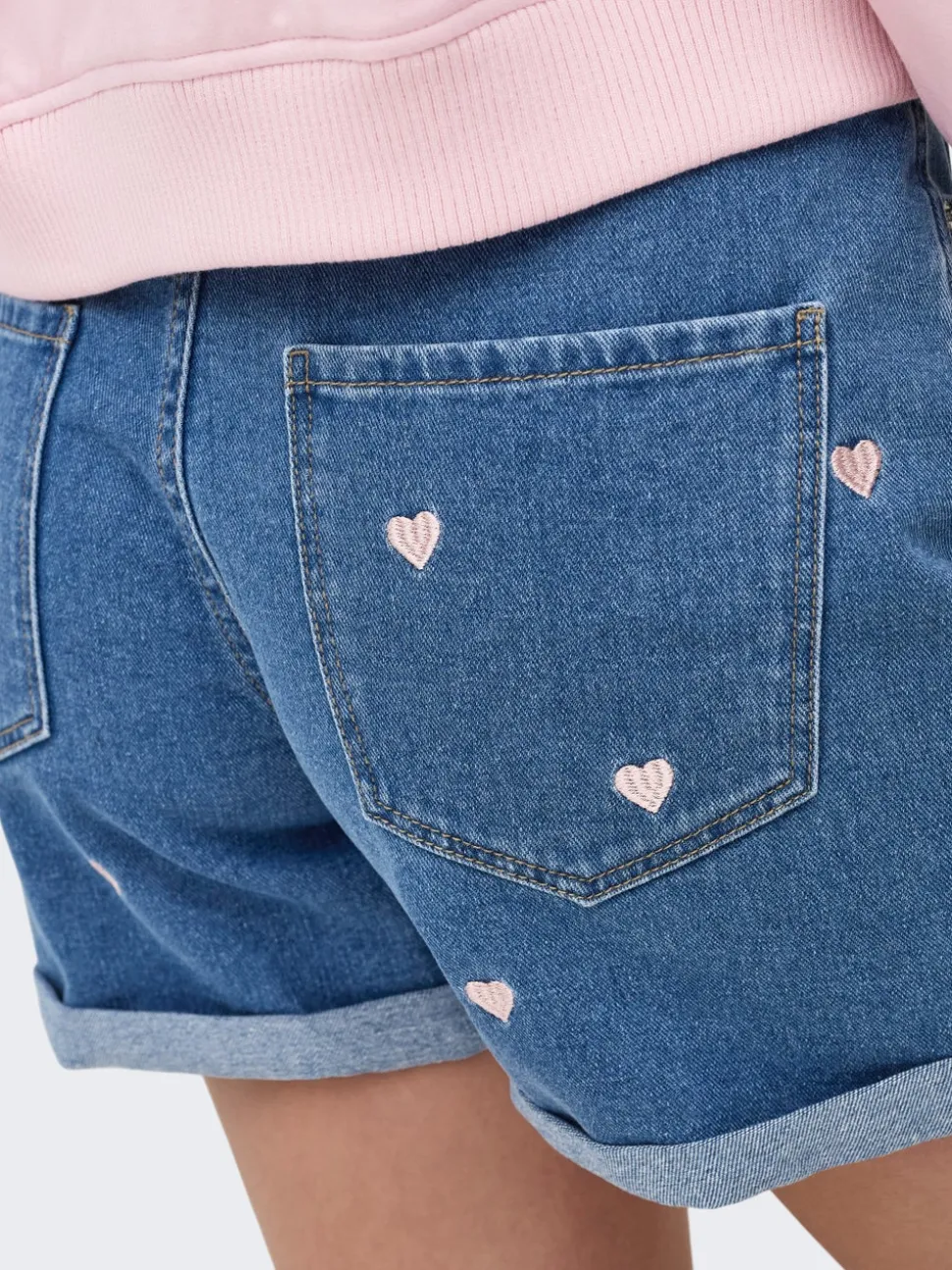 ONLVEGA Taille haute Mom Fit Short