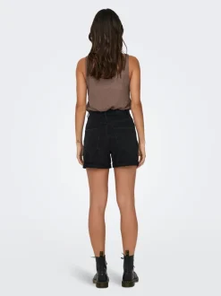 ONLVEGA Taille haute Regular Fit Short en denim