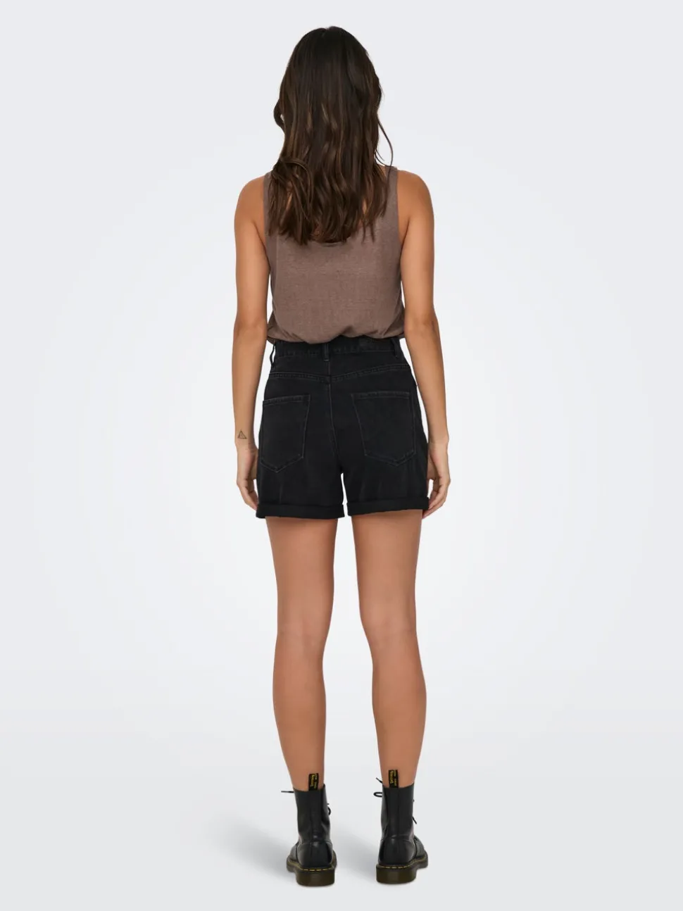 ONLVEGA Taille haute Regular Fit Short en denim