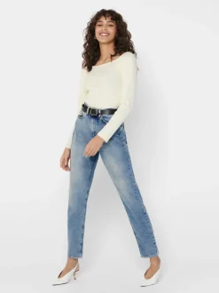 ONLVENEDA Taille haute Mom Fit Jeans