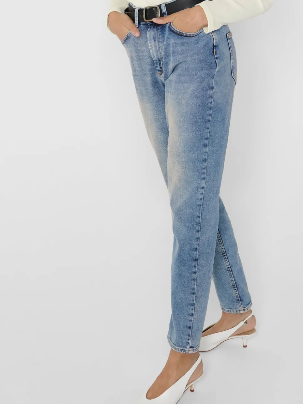 ONLVENEDA Taille haute Mom Fit Jeans