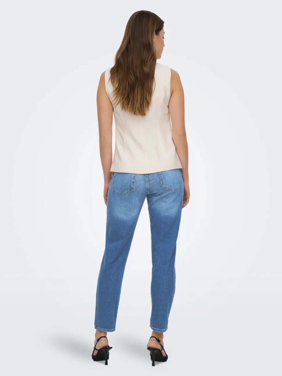 ONLVENEDA Taille haute Mom Fit Jeans
