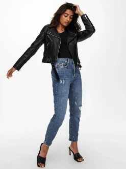 ONLVERA Veste en cuir synthétique