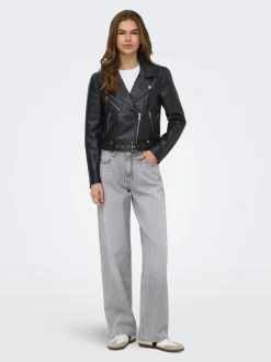 ONLVERA Veste en cuir synthétique