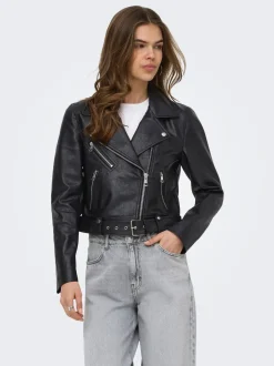ONLVERA Veste en cuir synthétique