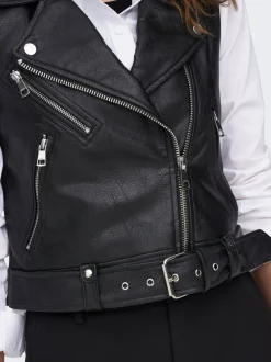 ONLVERA Veste en cuir synthétique