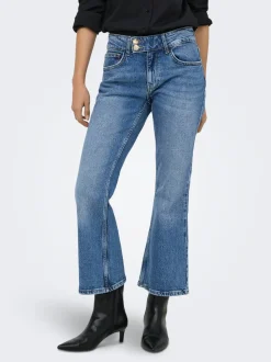 ONLVIOLET Taille haute Flared Fit Longueur cheville Jeans