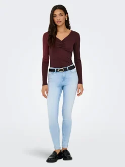 ONLWAUW Taille moyenne Skinny Fit Jeans