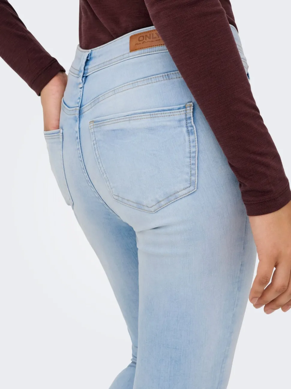 ONLWAUW Taille moyenne Skinny Fit Jeans