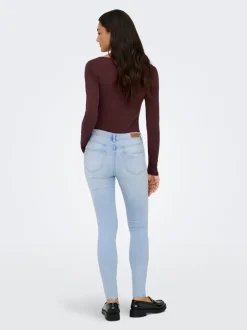ONLWAUW Taille moyenne Skinny Fit Jeans