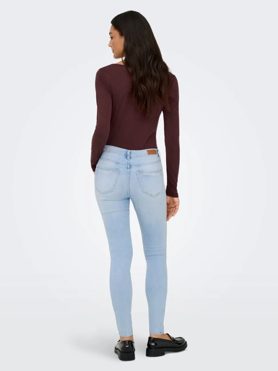 ONLWAUW Taille moyenne Skinny Fit Jeans