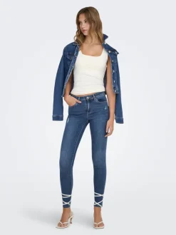 ONLWAUW Taille moyenne Skinny Fit Jeans