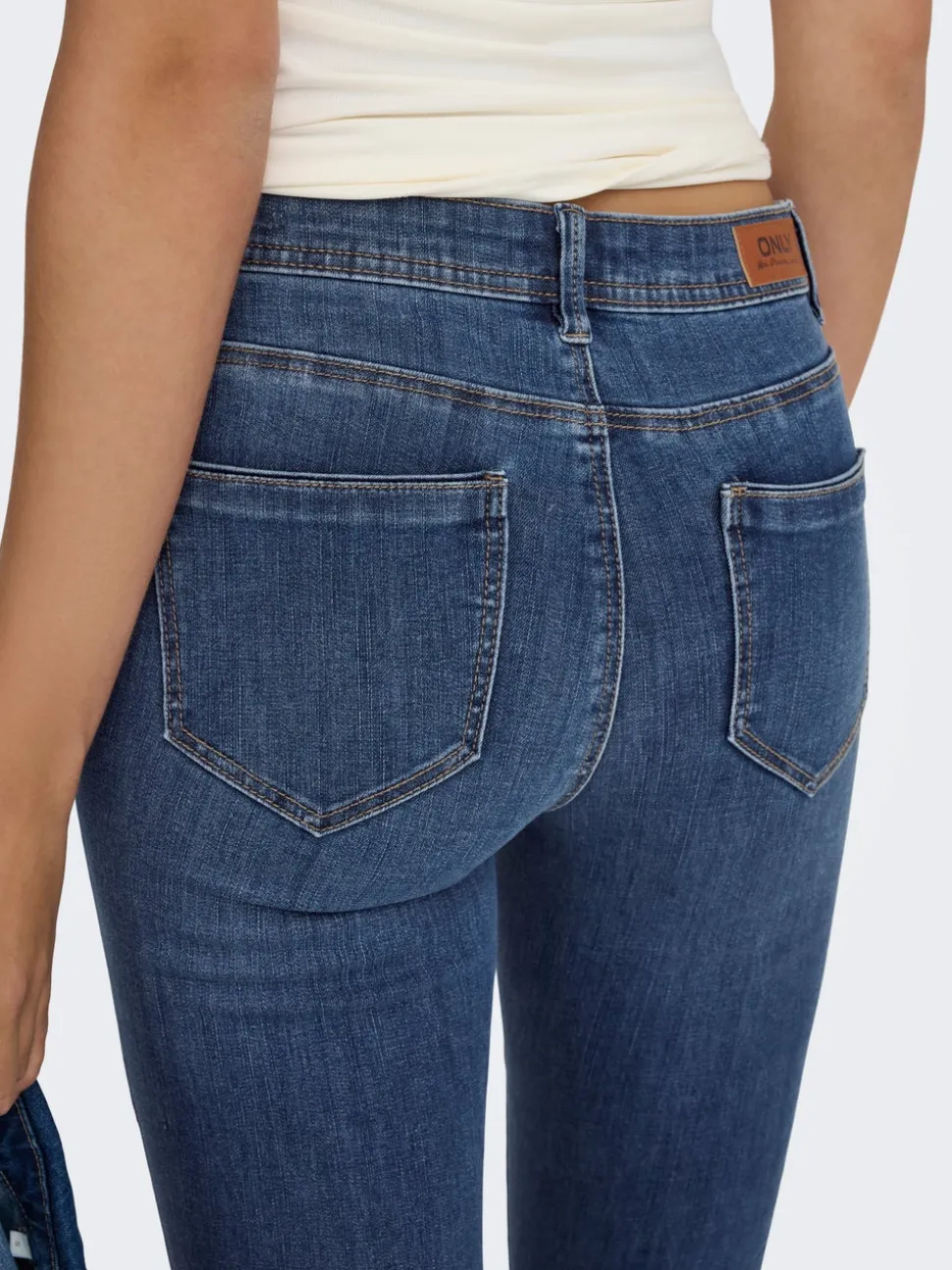 ONLWAUW Taille moyenne Skinny Fit Jeans