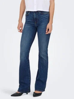 ONLWAUW Taille haute Flared Fit Jeans