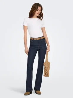 ONLWAUW Taille haute Flared Fit Jeans