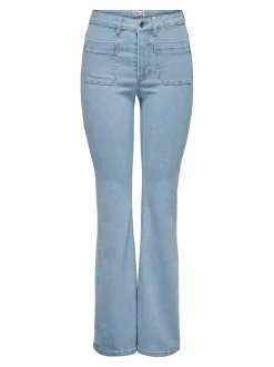 ONLWAUW Taille haute Flared Fit Jeans